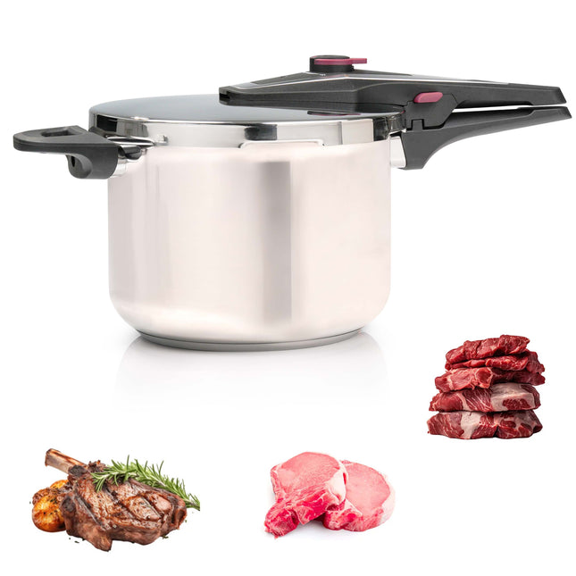 4L 6L Stainless Steel Pressure Cooker for Induction Hob Cooking