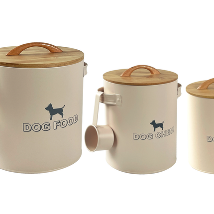 3pcs Pet Dog Food Storage Container Bin