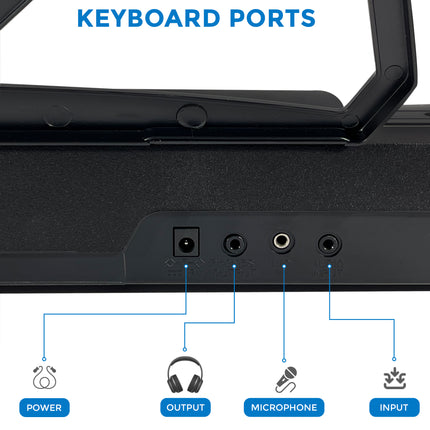 Black Piano Keyboard Ports