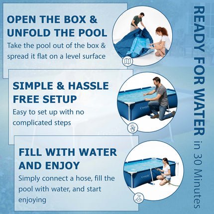 Crystals Steel Pro Family Pool - 2300/3300 Liters