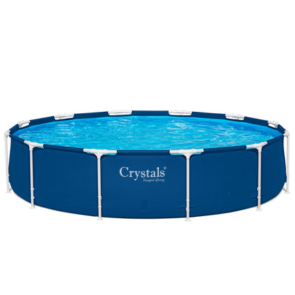 Crystals Steel Pro Swimming Pool Blue, 12 Feet x 30 Inches