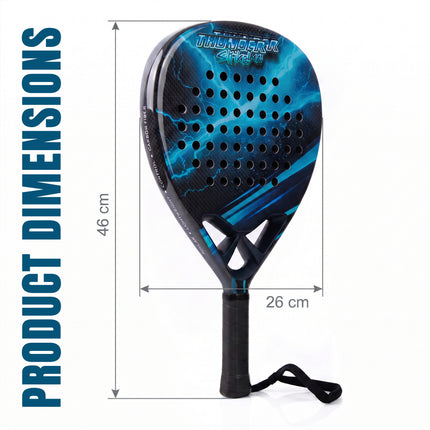 Padel Racket Carbon Fiber 375g & Bag