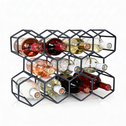11 Bottle Wine Rack Holder