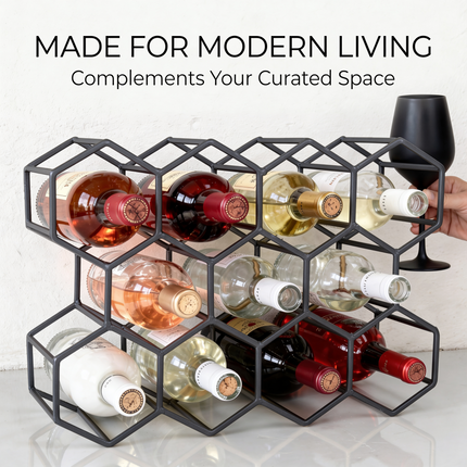 11 Bottle Wine Rack Holder