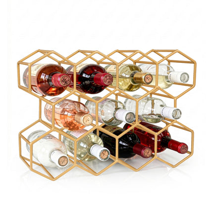11 Bottle Wine Rack Holder