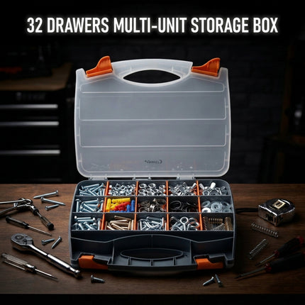 32 Compartment Storage Box Storage Screw Tool