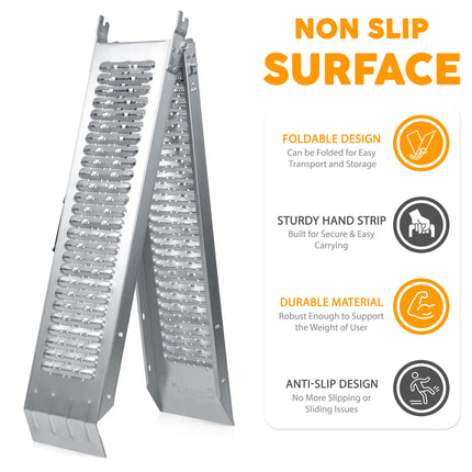 Heavy Duty Folding Loading Ramp 200kg