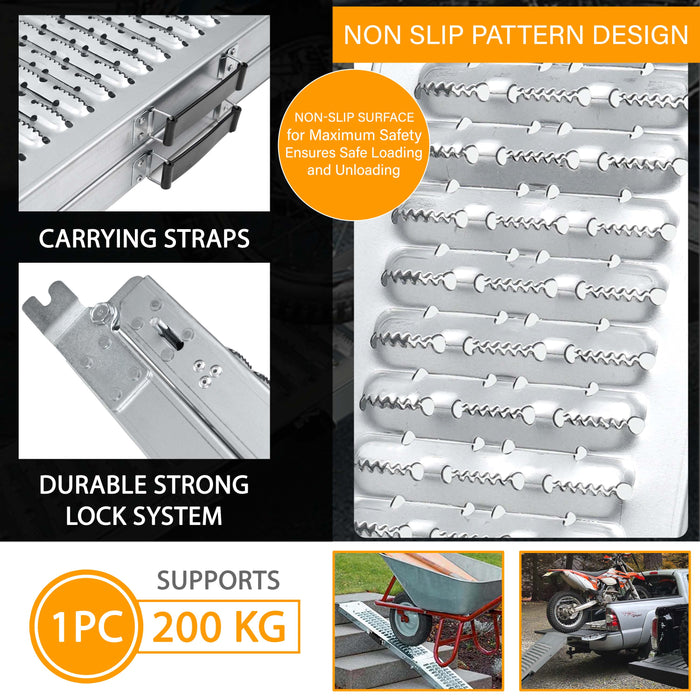 Heavy Duty Folding Loading Ramp – 200kg Capacity
