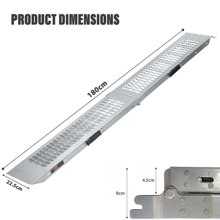Heavy Duty Folding Loading Ramp 200kg