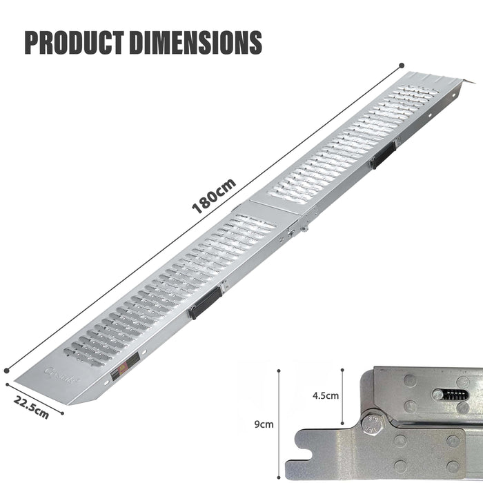 Heavy Duty Folding Loading Ramp – 200kg Capacity