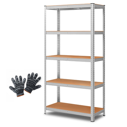 5-Tier Heavy Duty Garage Storage Racking Shelf - 150 x 70 x 30cm
