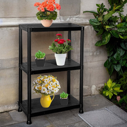 3 Tier Plastic Racking Shelving