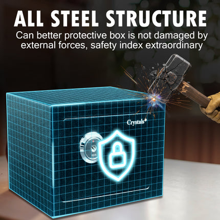 4.6L Lockable Money Safe Box