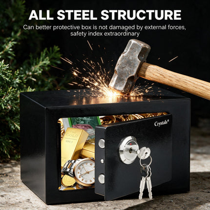 8.5L Heavy Duty Steel Safe Box