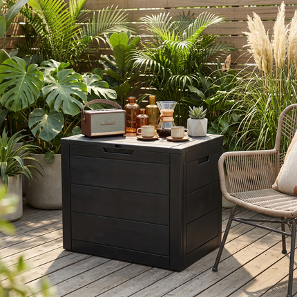 110L Outdoor Storage Box with Lid