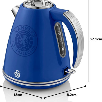 1.5 Litre Swan Rangers Electric Kettle 3000W - Blue