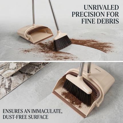 Long Handled Broom Dustpan Set