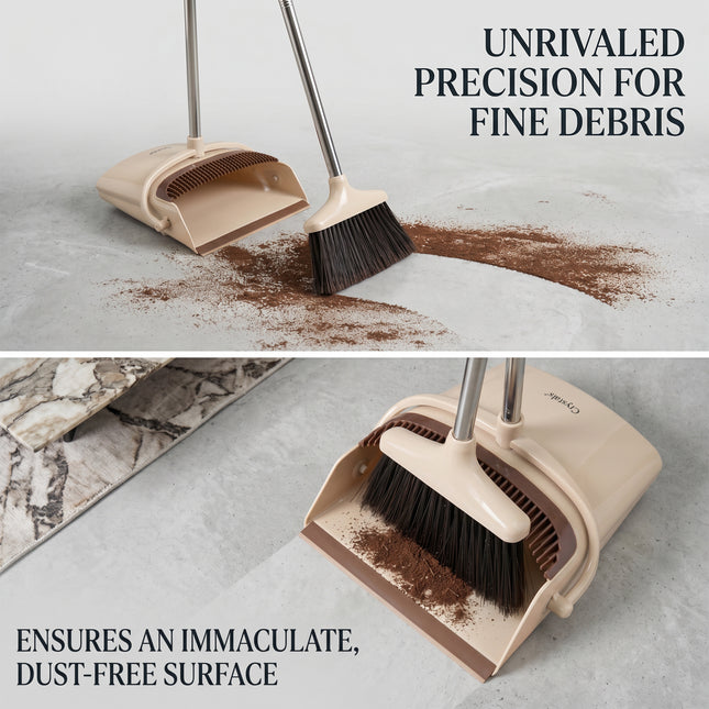 Long Handled Broom Dustpan Set