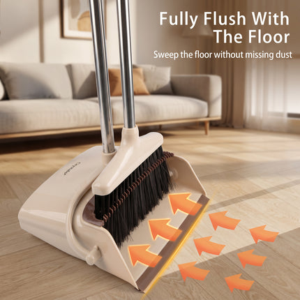 Long Handled Broom Dustpan Set