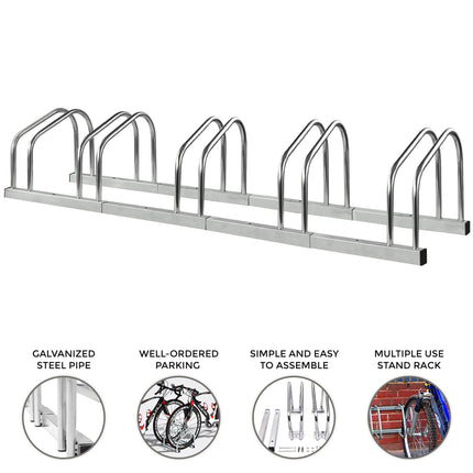 Bicycle Bike Floor Parking Steel Rack