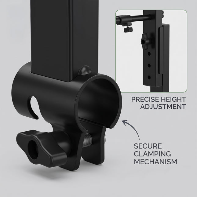 2 Tier Keyboard Height Adjustable Stand