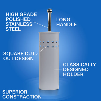 3L Pedal Bin and Toilet Brush Holder