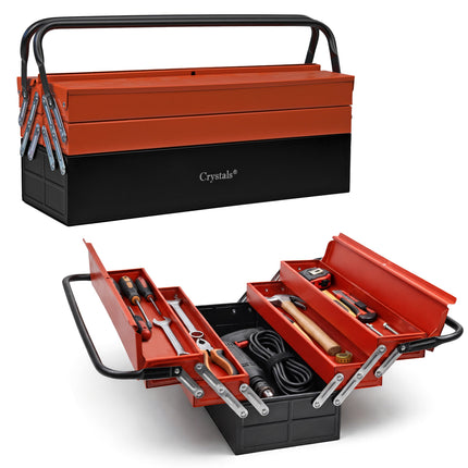 25" Heavy Duty Metal Cantilever Toolbox