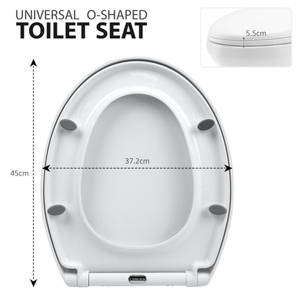 Soft Close Toilet Seat White