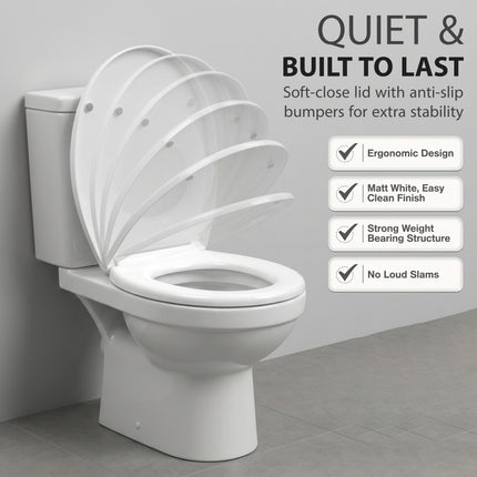 Soft Close Toilet Seat White