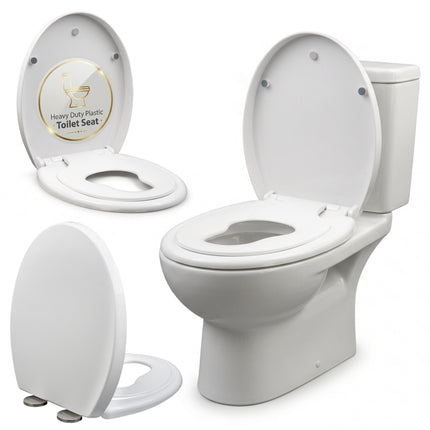 Adult Child Friendly Soft Close Toilet Seat