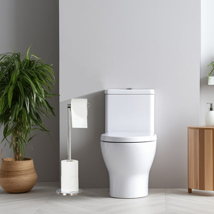 Toilet Roll Holder Free Standing - Chrome