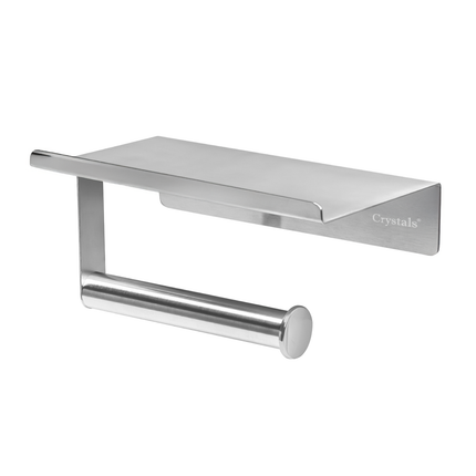 Self Adhesive Toilet Paper Holder with Phone Shelf