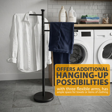 87cm Freestanding Towel Rack