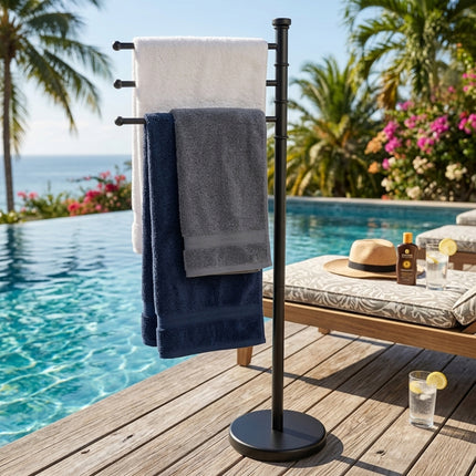 87cm Freestanding Towel Rack