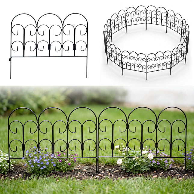Metal Edging Path Border Fence Panels