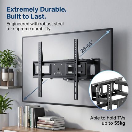 Swivels Tilts TV Wall Mount for 26-65 Inch