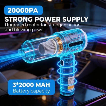 20000PA Handheld Car Vacuum Cleaner