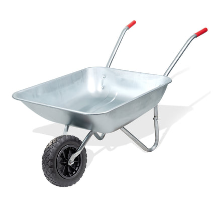 65L Heavy Duty Wheelbarrow with Puncture Proof Wheel