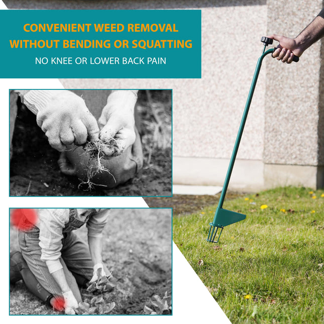 Steel Weed Puller Root Remover