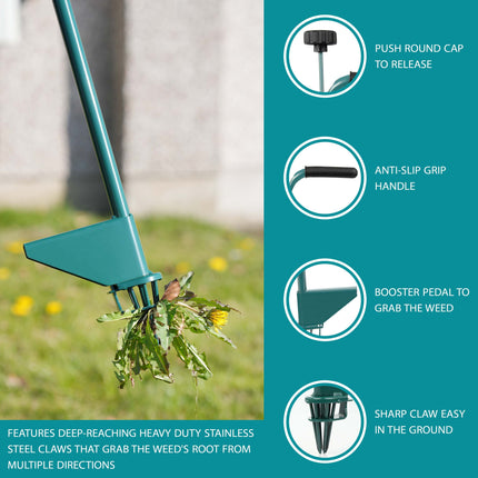 Steel Weed Puller Root Remover