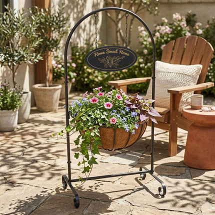 14'' Welcome Flower Plant Planter
