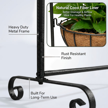 14'' Welcome Flower Plant Planter