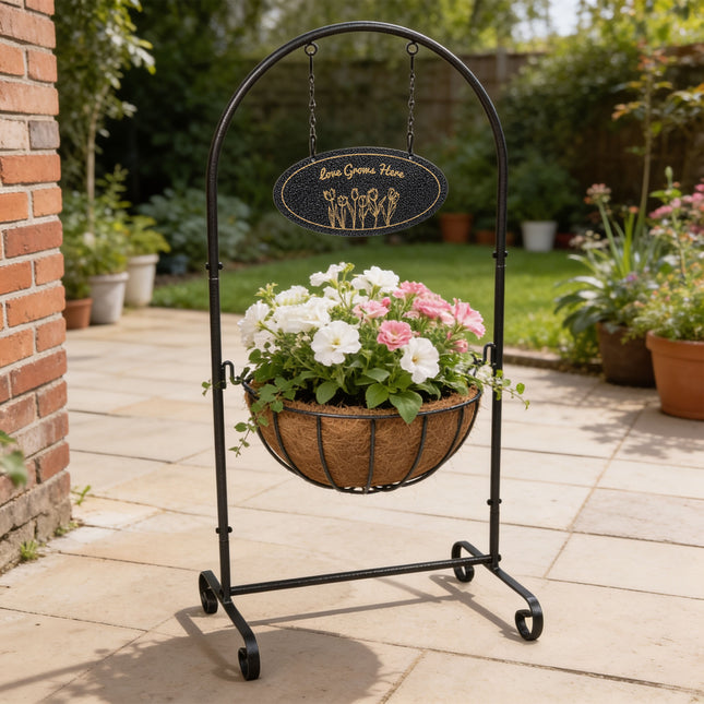 14'' Welcome Flower Plant Planter