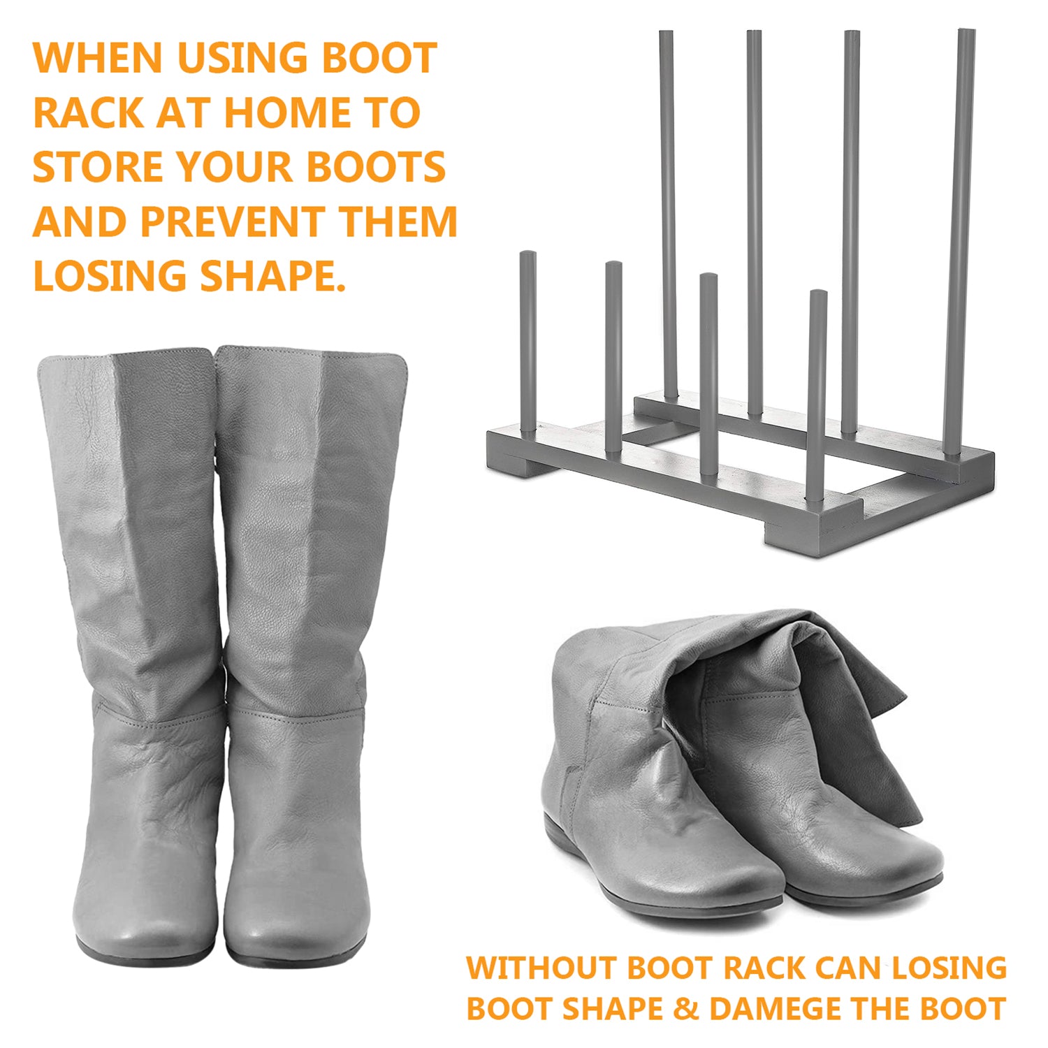 English Boot Racks 4 Pair Wellington Boot Rack – Brits Home Garden