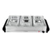 Electric Buffet Server with three warming trays, perfect for keeping food warm at parties and family gatherings.