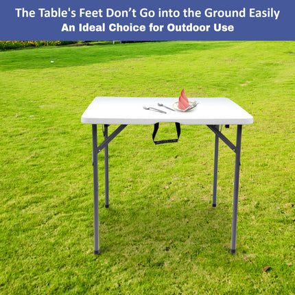 Compact and Portable Foldable Square Table for Easy Storage and Transport