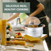 12-piece stainless steel cookware set in gift box packaging for UK buyers