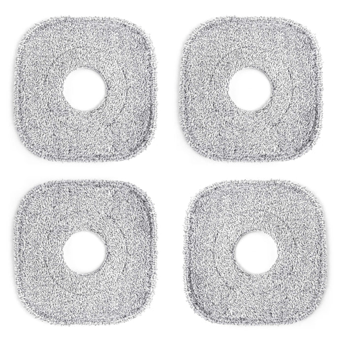 Eco-friendly washable square mop pads for spin mop