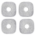 Eco-friendly washable square mop pads for spin mop