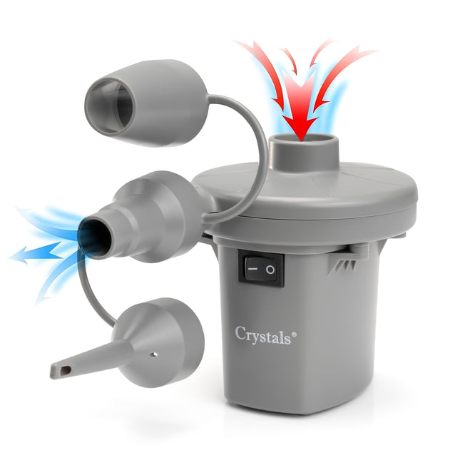 Compact and lightweight 240V electric air pump for quick inflation